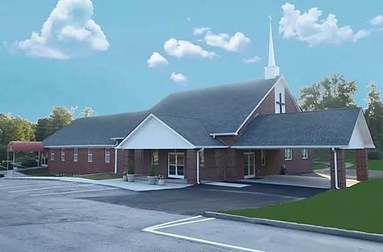 The Crossroads congregation gathered together